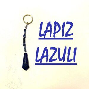Lapis Lazuli & Sodalite Keychain – Truth, Intuition & Inner Power